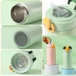 Stainless Steel Vacuum Insulated Cup With Straw, Locking Lid And Bounce Cap - Image 5