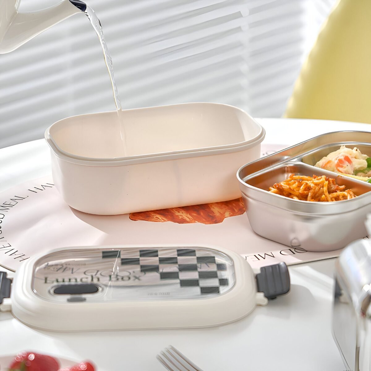 Steel thermal Lunch box - Image 3