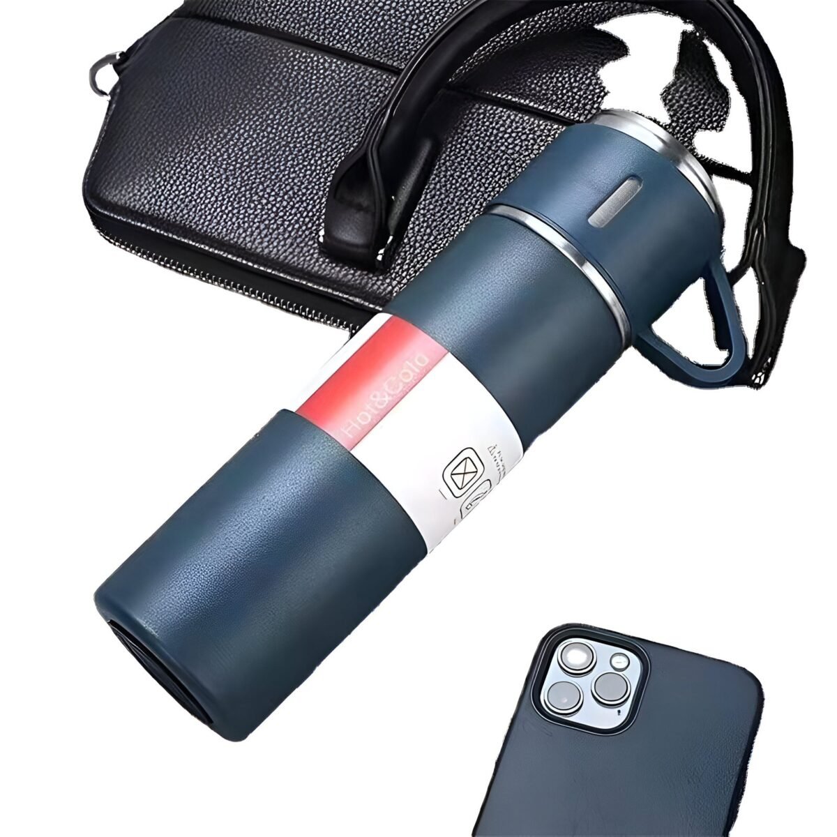 Double Wall Vaccum Flask Set Thermo 500ml Vacuum Insulated Bottle - Image 4