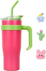 MULBERRY PINK TUMBLER WITH STICKER - Image 5
