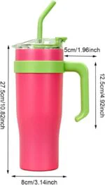 MULBERRY PINK TUMBLER WITH STICKER - Image 6