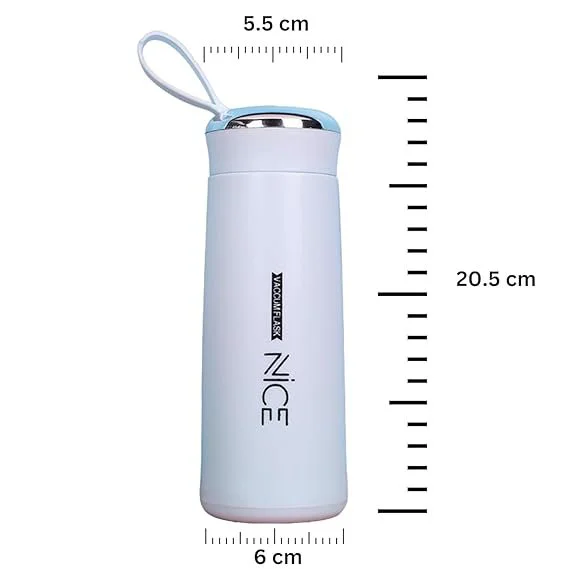 Nice Glass Bottle Water Bottle with vacuum flask and loop(400ML)