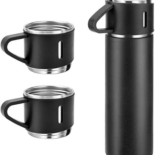 Double Wall Vaccum Flask Set Thermo 500ml Vacuum Insulated Bottle