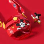 Leak Proof Kid’s Cartoon Water Bottle with Ribbon Strap and Silicone Straw Lid 420 ML - Image 2
