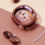 Kids Drink, Kids, Cute, Shoulder Strap, Adjustable, Cold Insulation, Multi-purpose, Water Bottle with Straw (Brown) 500ML - Image 5