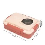 Lunch Box 800 ml  Leak Proof Insulated Stainless Steel Tiffin Box with Multiple Compartments for Kids, Office, School & College - Image 9