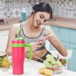 MULBERRY PINK TUMBLER WITH STICKER - Image 2