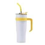 SHINING YELLOW TUMBLER WITH STICKER - Image 5