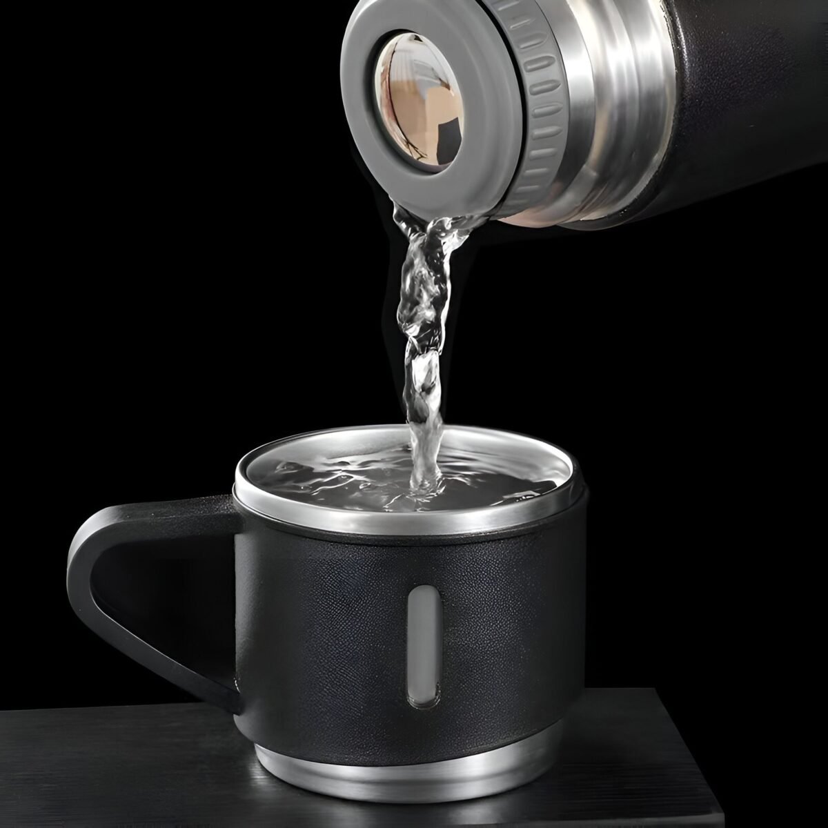 Double Wall Vaccum Flask Set Thermo 500ml Vacuum Insulated Bottle - Image 8