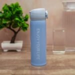 Vacuum Flask Stainless Steel Water Bottle (Enjoy Your Life) Slogan For Kids 500 ml Bottle - Image 2