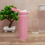 Vacuum Flask Stainless Steel Water Bottle (Enjoy Your Life) Slogan For Kids 500 ml Bottle - Image 5