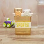 Dual-Use Sports Water Bottle With Straw - Portable & Leakproof Pc Plastic For Outdoor Activities