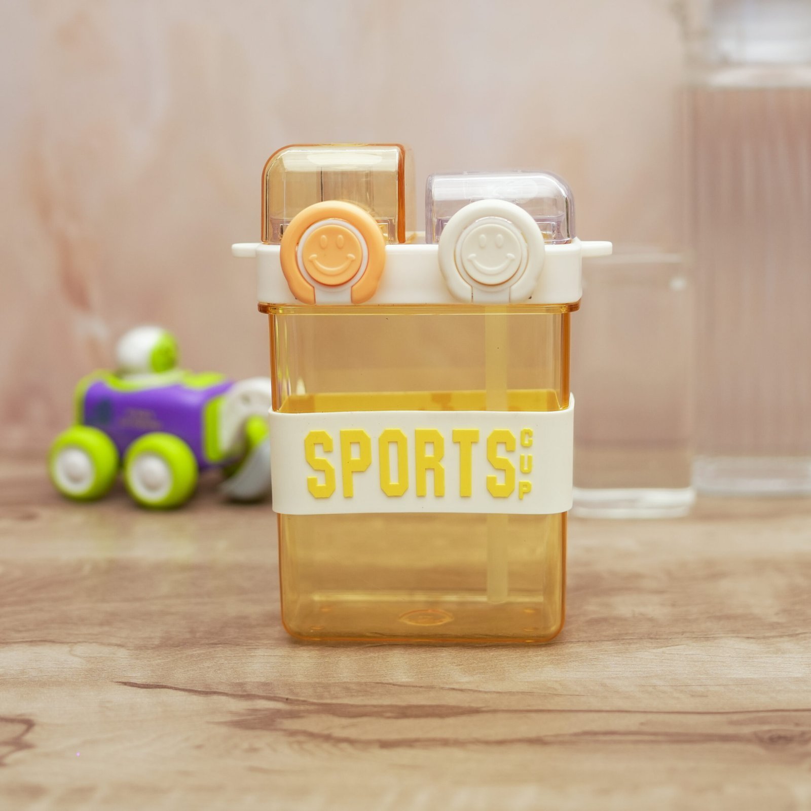 DSC08329-scaled-1.jpg Dual-Use Sports Water Bottle With Straw - Portable & Leakproof Pc Plastic For Outdoor Activities - Image 1