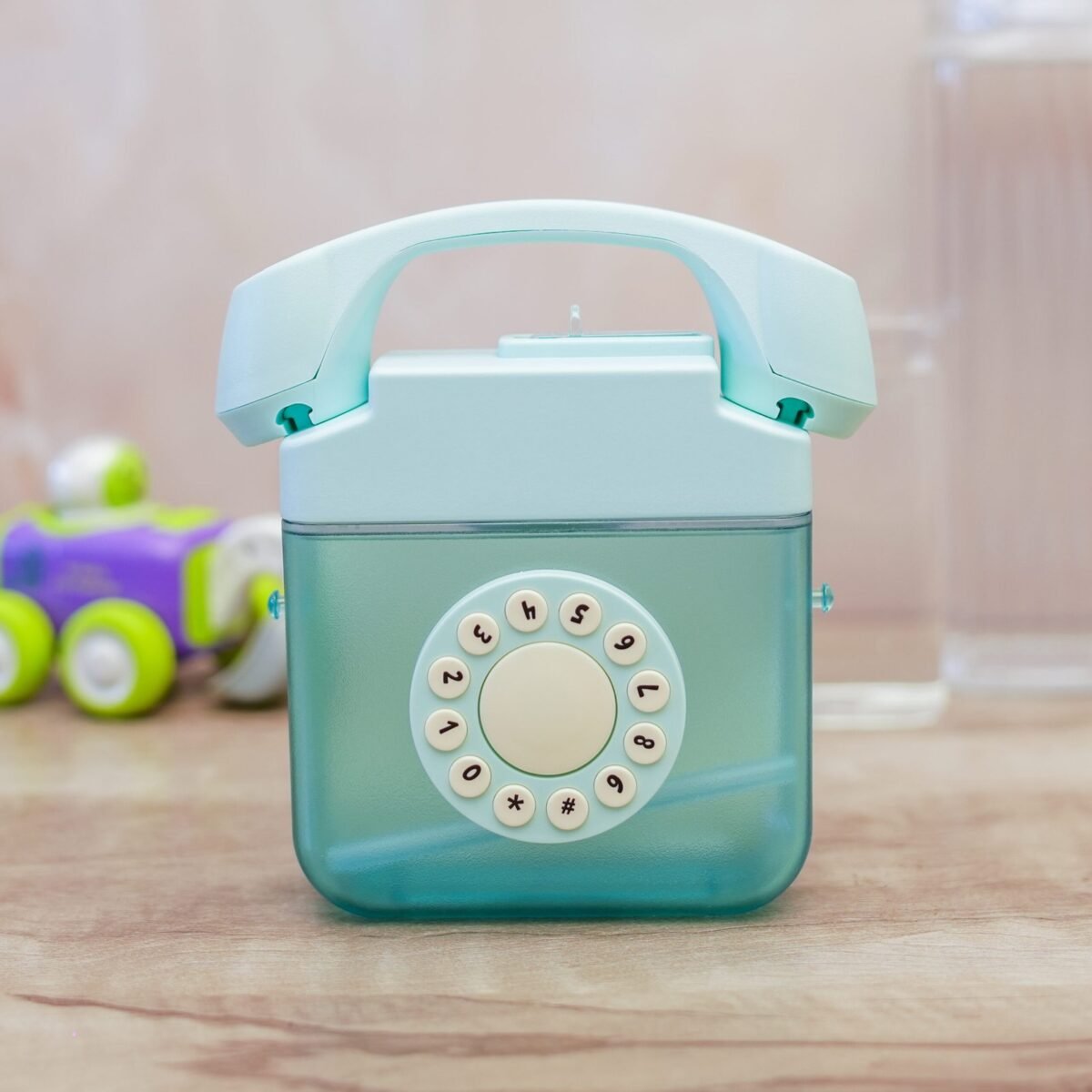 Telephone Shape Plastic Water Bottle(400ML ) - Image 2