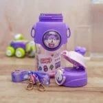 Cute Water Bottles With Straw and Sticker pack - Image 2