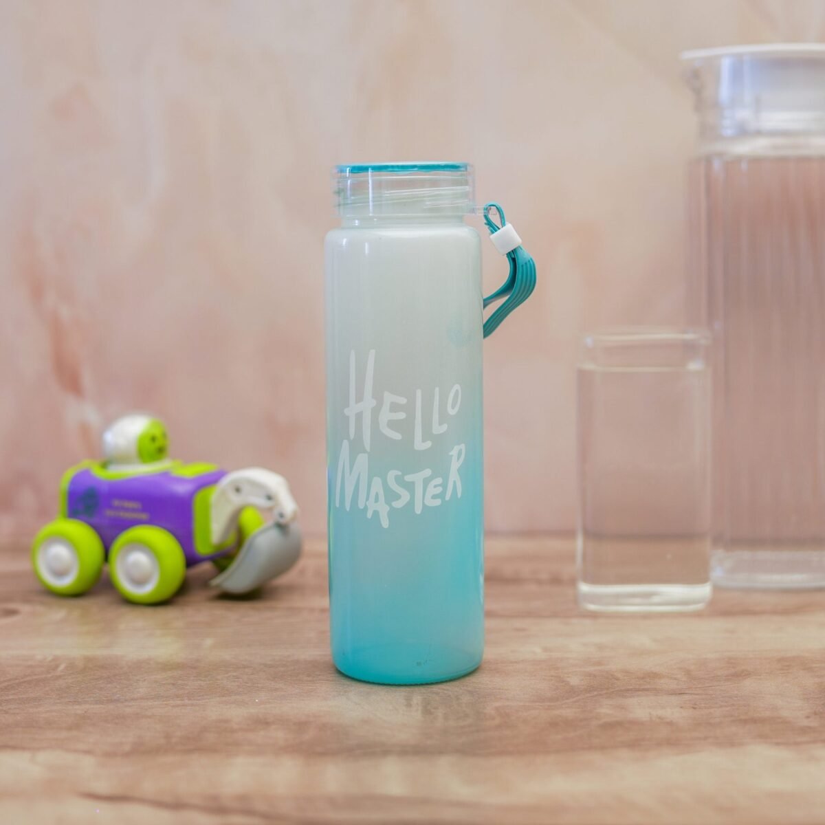 Hello Master Borosilicate Glass Water Bottle 450ML - Image 4