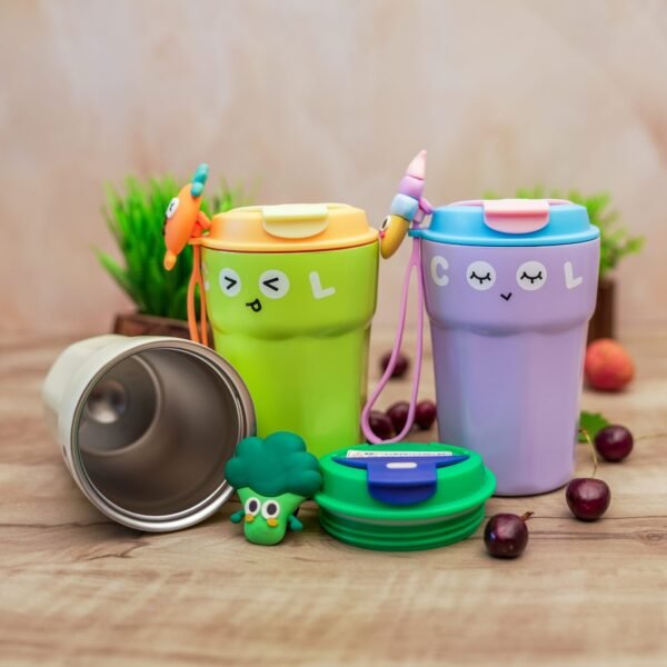 Insulated Coffee Mug with Lid Vacuum Cup(450ml)