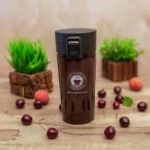 Thermos Flask with Lid Insulated Travel Tea and Coffee Mug Portable Thermal Cup Stainless Steel Vacuum Insulated Tumbler Cup for Hot & Cold Drinks, 400ml - Image 4