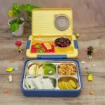 Lunch Box 800 ml  Leak Proof Insulated Stainless Steel Tiffin Box with Multiple Compartments for Kids, Office, School & College - Image 2