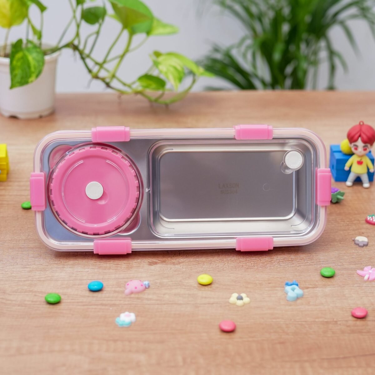 Lunch Buddy Stainless Steel Bento Lunch Box- For Solid Foods - Image 2