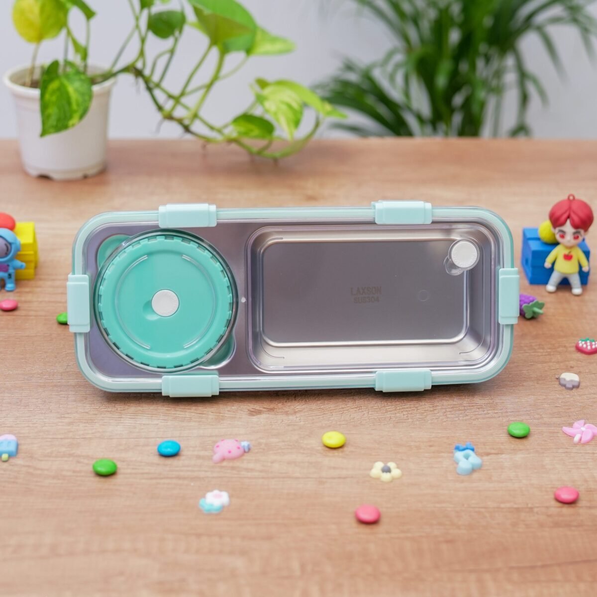 Lunch Buddy Stainless Steel Bento Lunch Box- For Solid Foods - Image 4