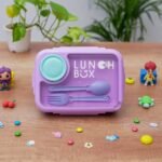 Leakproof Bento Box, Detachable Stainless Steel Tray for Warm Water Insulation 3 Containers Lunch Box  (750 ml) - Image 3