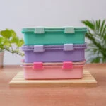 3 compartment leak proof insulated stainless steel lunch box - Image 4