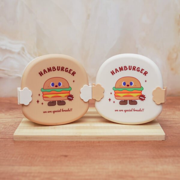 Box,Cartoon Compartment Lunch Containers  Portable Toddler Food Storage Box