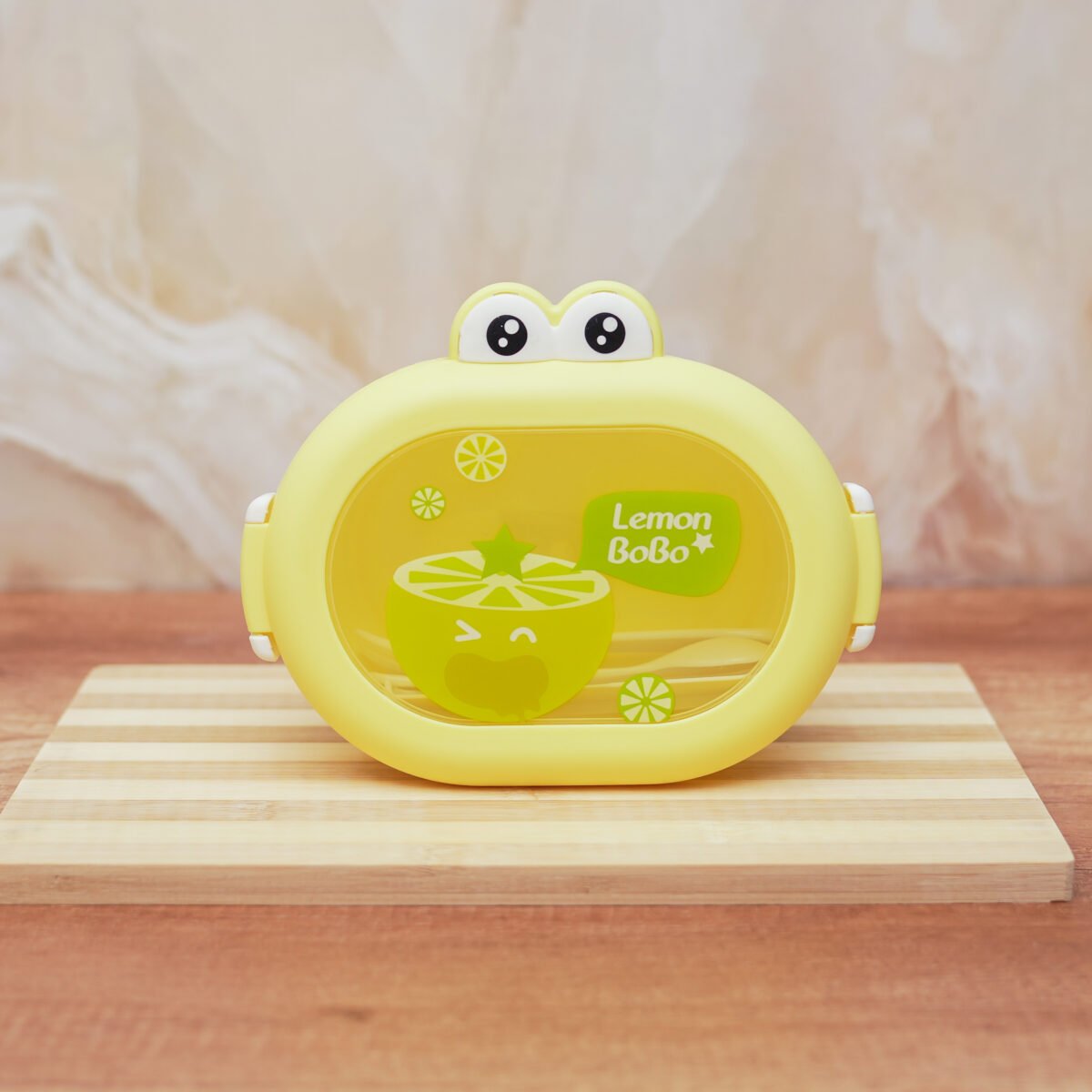 Cute Frog Shaped Kids Lunch Box With Dividers - Image 9