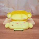 Candy Shaped Food Storage Container 2 Grids Meals Storage Box Cartoon with Cutlery&Buckle for School Kids and Children - Image 3