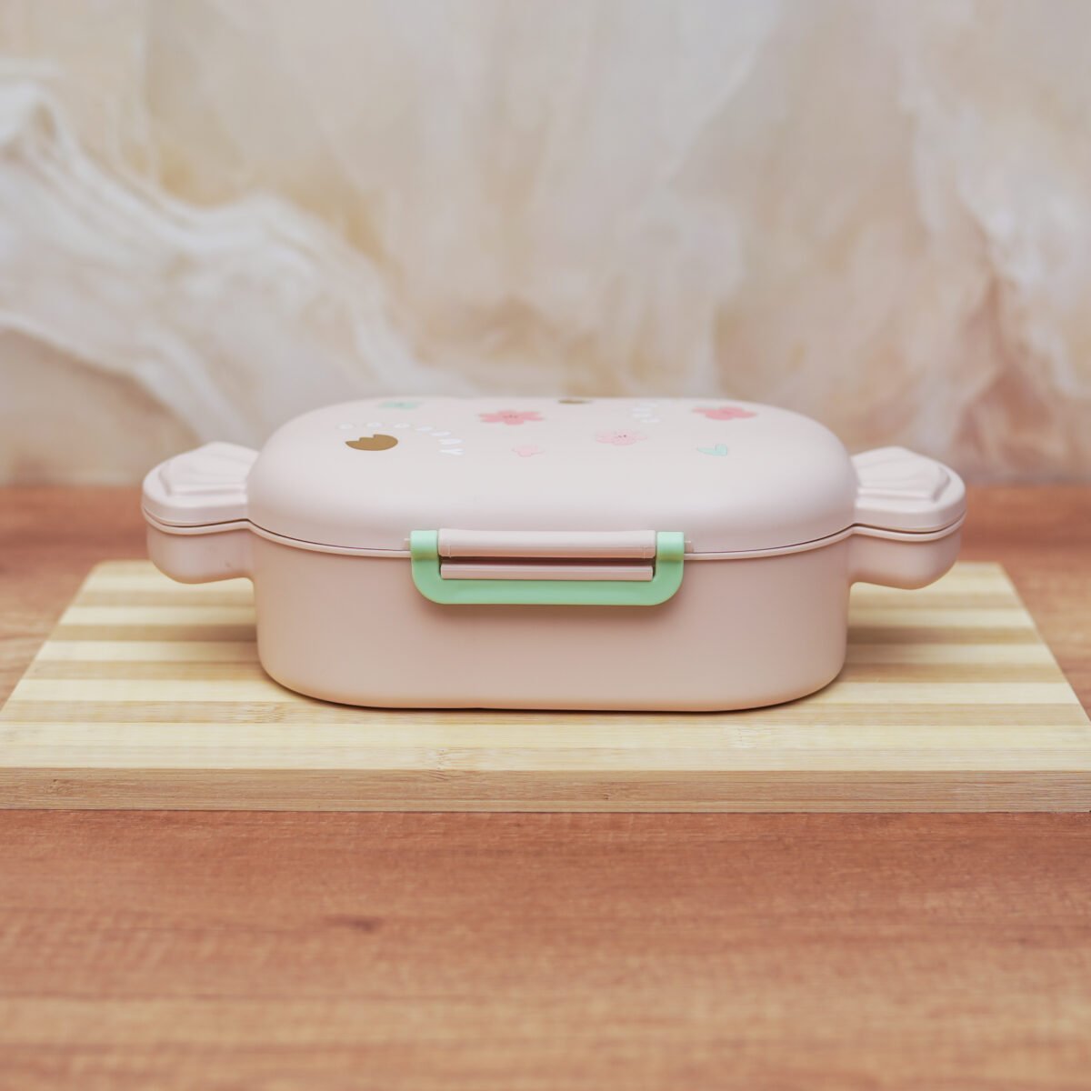 Candy Shaped Food Storage Container 2 Grids Meals Storage Box Cartoon with Cutlery&Buckle for School Kids and Children - Image 4