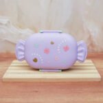 Candy Shaped Food Storage Container 2 Grids Meals Storage Box Cartoon with Cutlery&Buckle for School Kids and Children - Image 6