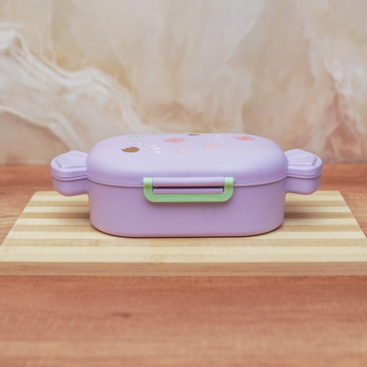 Candy Shaped Food Storage Container 2 Grids Meals Storage Box Cartoon with Cutlery&Buckle for School Kids and Children - Image 7