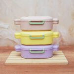 Candy Shaped Food Storage Container 2 Grids Meals Storage Box Cartoon with Cutlery&Buckle for School Kids and Children - Image 8