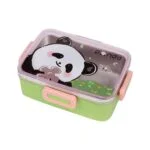 SINGLE COMPARTMENT PANDA PRINT INSULATED LUNCH BOX - Image 2