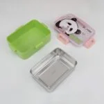SINGLE COMPARTMENT PANDA PRINT INSULATED LUNCH BOX - Image 3