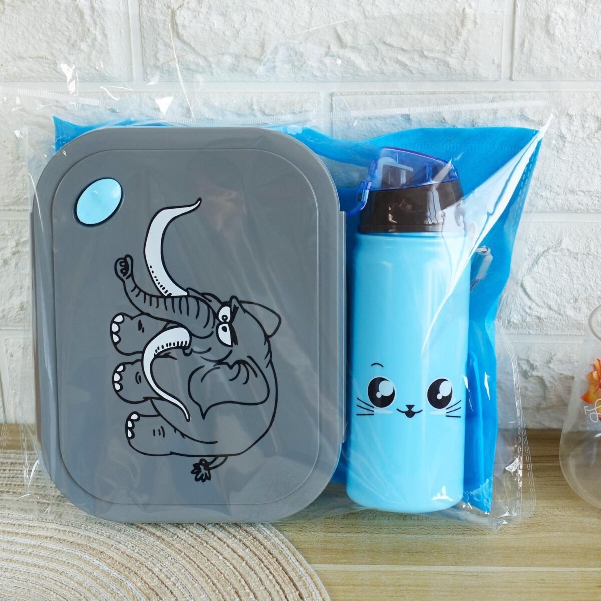 Cup+1 Lunch Box Cartoon print Rectangle Lunch Box - 400ml - Image 12