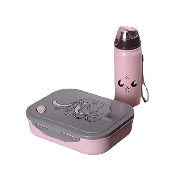 Cup+1 Lunch Box Cartoon print Rectangle Lunch Box - 400ml