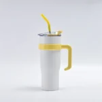 SHINING YELLOW TUMBLER WITH STICKER - Image 9