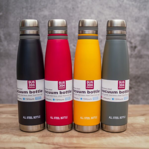 Vaccum insulation cola bottle | Stainless Steel Water Bottle with Smooth Rubber Finish | Keeps Contents Cold/Warm Upto 6-12 Hours | Thermos Bottle | BPA Free | Gym | Office | Home | Travel