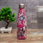 Floral Stainless Steel Water Bottle & Double Wall Stainless Steel Vacuum Insulated Water Bottle for Hot and Cold Beverages - Image 3