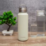 Thermosteel Flask 900ml Stainless Steel | Water Bottle 24 Hours Hot & Cold | Double Wall Vacuum Insulated | Wooden Cap Finish | Leakproof | Ideal for Tea, Coffee, Office & Travel - Image 4