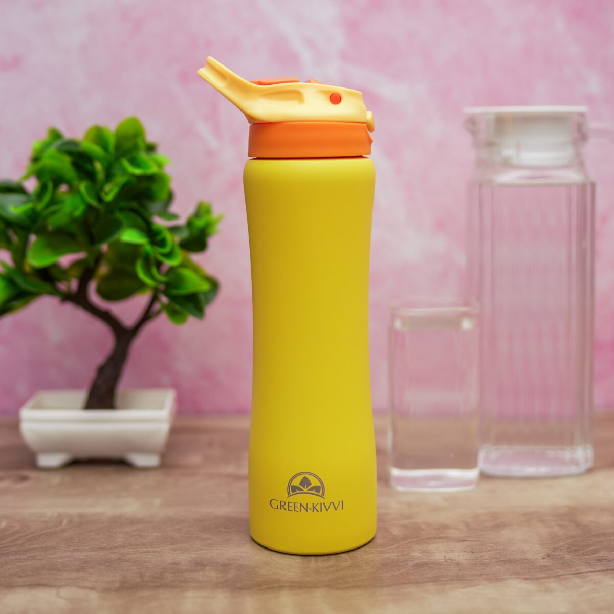 Summit Triple Insulated Stainless Steel Water Bottle with Flip Straw, - Image 5