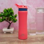 Summit Triple Insulated Stainless Steel Water Bottle with Flip Straw, - Image 3