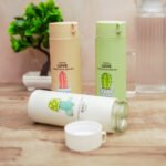 Plant Glass Water Bottle with Protective Cover | Glass Water Bottle for Fridge, Home, Office, Gym, Travel | BPA Free Water Bottle Glass | Cool Bottle - Image 5