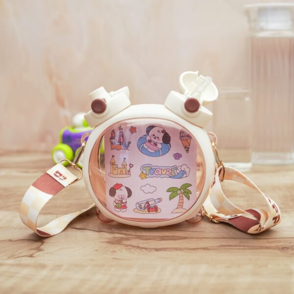 Bear Face Dual Water Bottle