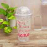 Fancy Glass Sipper with Straw for Girls Ice Design Unicorn 600ml Sipper for Collage Girls School for Travel Fancy Glass Water Bottle Tumbler - Image 3