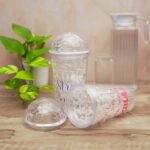 Fancy Glass Sipper with Straw for Girls Ice Design Unicorn 600ml Sipper for Collage Girls School for Travel Fancy Glass Water Bottle Tumbler