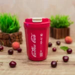 Travel Coffee Mug, Insulated Cup with Lid/Portable Strap/Double-Layer Vacuum/Leak-Proof/Keep 6 Hours hot/100% Dishwasher-Safe - Image 3