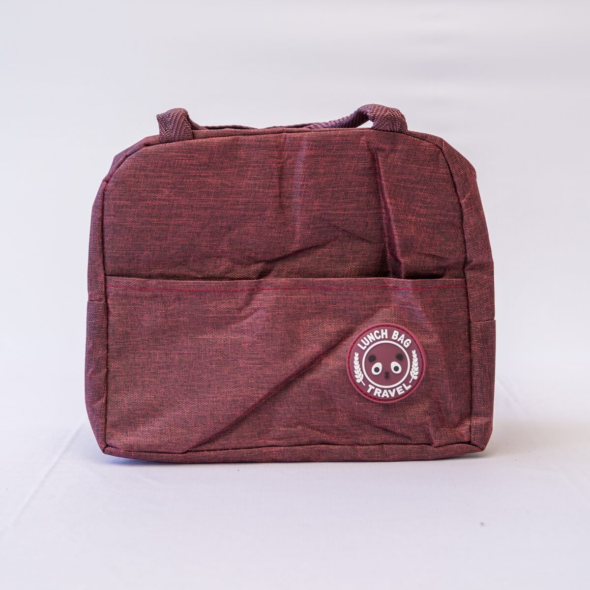 Travel Lunch Tiffin Storage Canvas Bag Leakproof Hot Cold for Men Women Unisex Kids, Office, College, Picnic & School | Lunch Boxes Bag (Maroon) - Image 5